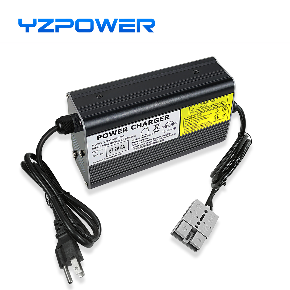 YZPOWER 67.2V 5A Lithium Batte - 84V 20A Smart Charger review and price