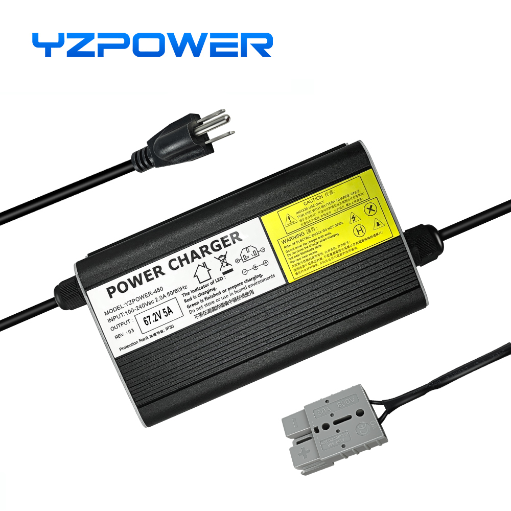 YZPOWER 67.2V 5A Lithium Batte - 84V 20A Smart Charger review and price