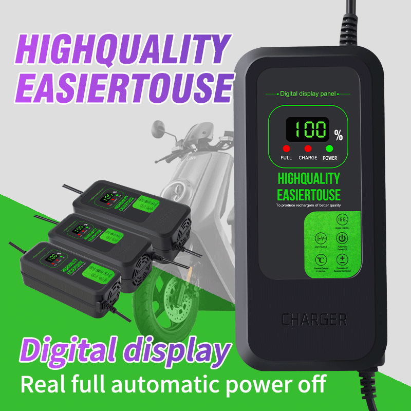 Newly Upgraded Lithium Battery - 84V 20A Smart Charger review and price