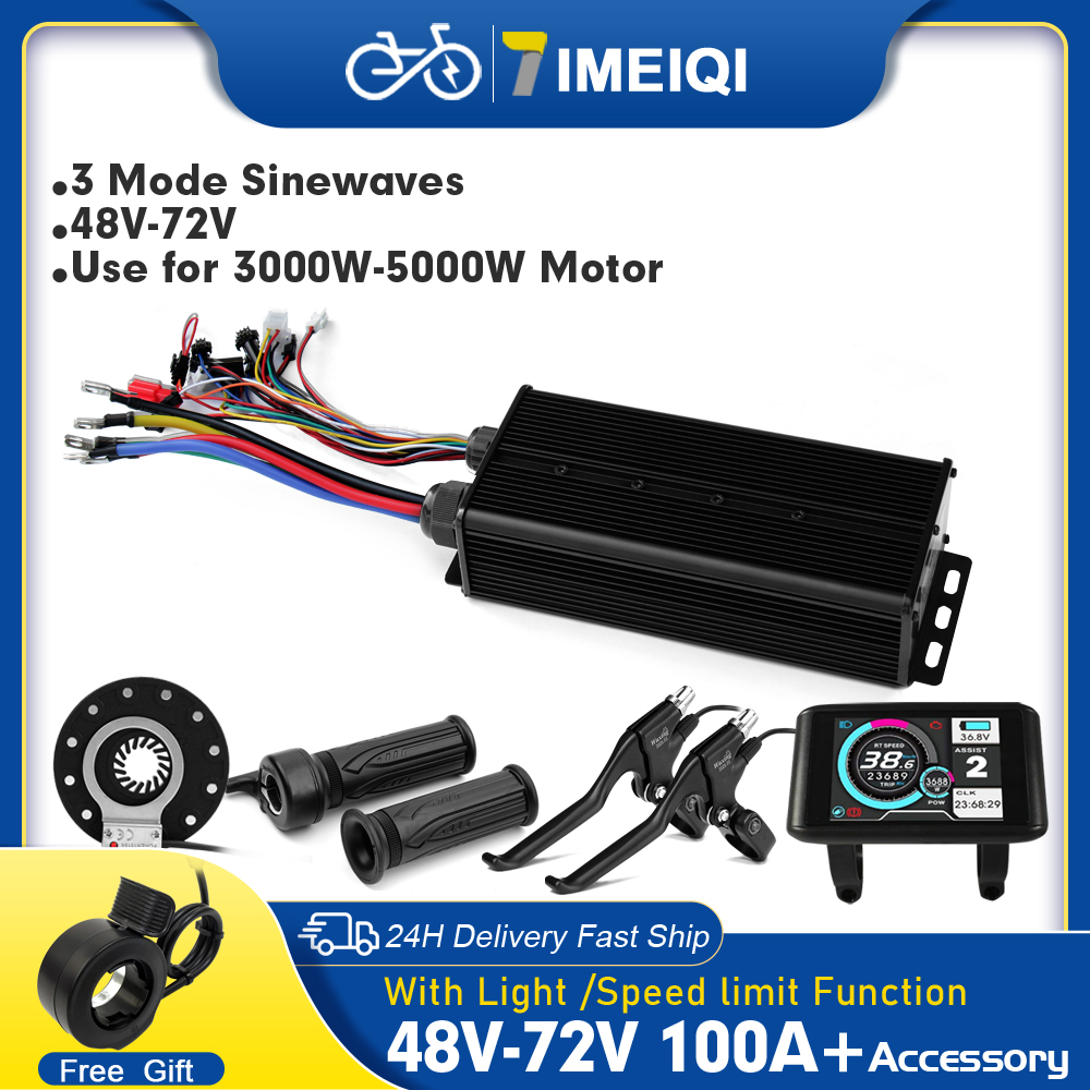 Ebike Sine Wave Controller 100 - 72V 100A Sabvoton Controller review and price